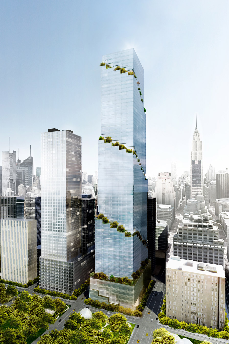 Architectural office tower reflecting disciplined long-term growth and planning